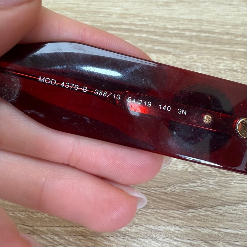 Authentic Versace Red Sunglasses - image 8